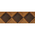 12.3mm Woodgrain Texture Walnut V-Grooved Water Resistant Laminbate Floor